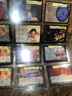 Harry Potter 2001 TCG Foil & Holo Harry Potter Warner Bros. 12 Card Lot - Image 1