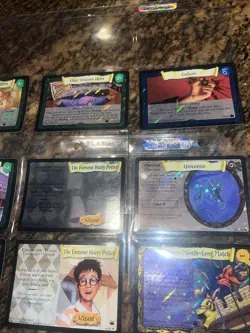 Harry Potter 2001 TCG Foil & Holo Harry Potter Warner Bros. 12 Card Lot - Image 3