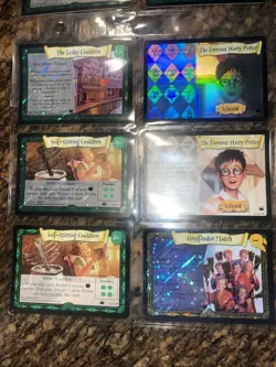 Harry Potter 2001 TCG Foil & Holo Harry Potter Warner Bros. 12 Card Lot - Image 5