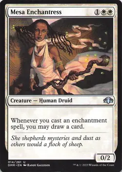 Mesa Enchantress Dominaria Remastered Regular - Image 1