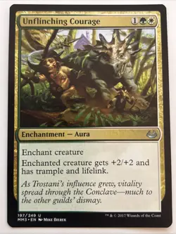 MTG Modern Masters 2017 Unflinching Courage 197/294 LP - Image 1
