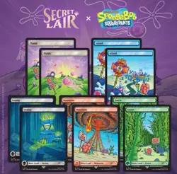 MTG Secret Lair SpongeBob SquarePants: Lands Under the Sea - Image 1