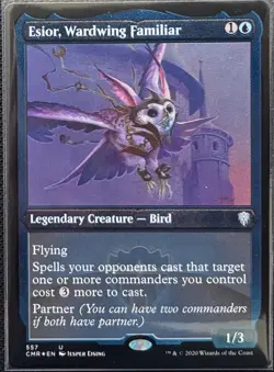 MTG Commander Legends Esior, Wardwind Familiar Etch Foil (Uncommon) - Image 2