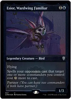 MTG Commander Legends Esior, Wardwind Familiar Etch Foil (Uncommon) - Image 3