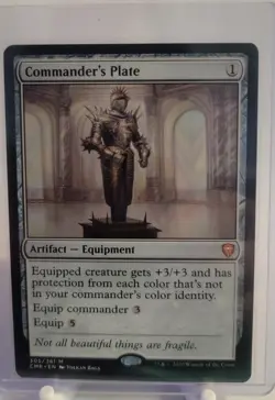NM Commander's Plate Commander Legends Artifact Equipment #305/361 [Regular] - Image 1