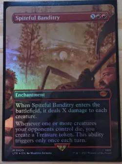 MTG Spiteful Banditry The Lord of the Rings: Tales of Middle-earth 0439 Foil... - Image 1