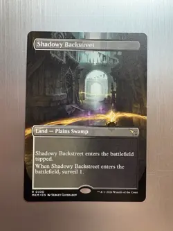 Shadowy Backstreet - 330 - MTG: Murders at Karlov Manor - Borderless - Rare - Image 1