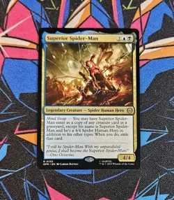 Superior Spider-Man NM Regular MTG Marvel's Spider-Man Unplayed Magic Gathering - Image 1