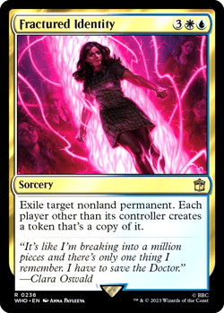 MTG Fractured Identity 236 Rare Foil Doctor Who - Image 1