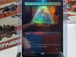 Riverpyre Verge #372 (Borderless) - Aetherdrift - Foil - (NM) Never Played - Image 2