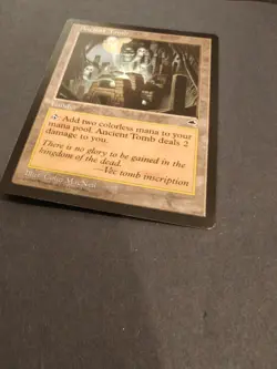 MTG Tempest "Ancient Tomb" Magic The Gathering WoTC Regular LP - Image 3
