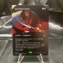 Cori-Steel Cutter #343 Tarkir: Dragonstorm Borderless Regular Rare Pack Fresh - Image 1