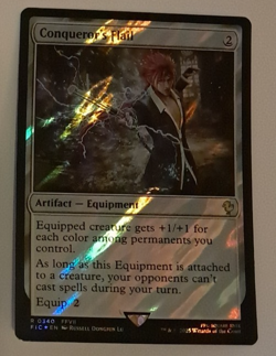 Conqueror's Flail Surge FOIL NM FINAL FANTASY VII FFVII Magic the Gathering MTG - Image 1