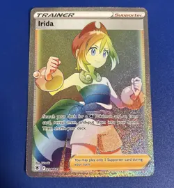 Irida 204/189 Pokemon TCG Astral Radiance Holo Secret Rare Rainbow Rare - Image 1