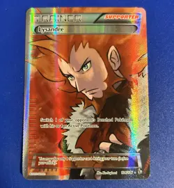 Pokemon TCG Lysandre Flashfire Holo Full Art Ultra Rare Card 104/106 - Image 1