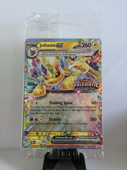 Pokemon TCG Prismatic Evolutions Jolteon ex 030/131 Stamped Promo SEALED - Image 1