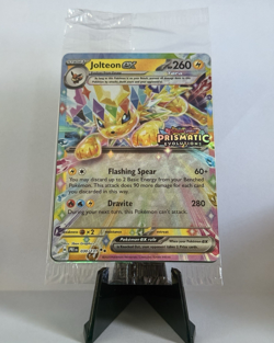 Pokemon TCG Prismatic Evolutions Jolteon ex 030/131 Stamped Promo SEALED - Image 3