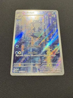 Pokemon Poliwhirl 176/165 SV: Scarlet & Violet 151 Illustration Rare Near Mint - Image 2