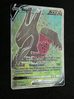 Regidrago V 183/195 Full Art Silver Tempest Ultra Rare Pokemon TCG NM/MINT - Image 4