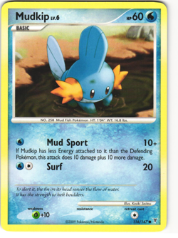 Mudkip Common Pokemon TCG Supreme Victors 116/153 - Image 1