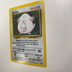 Chansey 3/102 Base Set Holo LP - Pokemon Card - Image 2