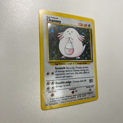 Chansey 3/102 Base Set Holo LP - Pokemon Card - Image 3