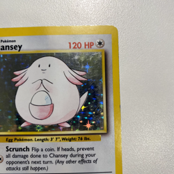 Chansey 3/102 Base Set Holo LP - Pokemon Card - Image 5