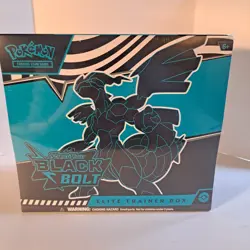 Pokemon Scarlet & Violet Black Bolt Elite Trainer Box Zekrom Thundurus Meloetta - Image 1