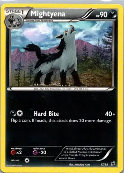 Pokemon TCG Mightyena 17/39 Kalos Starter Set D - Image 1