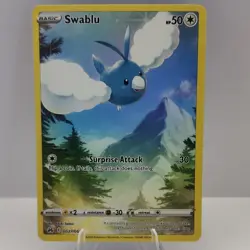 Pokemon Swablu GG27/GG70 Crown Zenith Galarian Gallery Ultra Rare Holo 50 HP - Image 1
