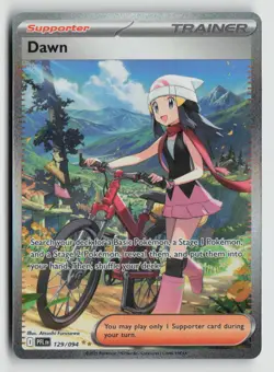 Dawn 129/094 Pokemon ME02: Phantasmal Flames Special Illustration Rare LP - Image 1