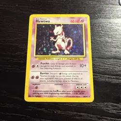 Mewtu Mewtwo Holo 10/102, 1st Edition, 1999 WOTC Pokemon. - Image 1