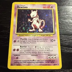 Mewtu Mewtwo Holo 10/102, 1st Edition, 1999 WOTC Pokemon. - Image 2