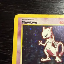 Mewtu Mewtwo Holo 10/102, 1st Edition, 1999 WOTC Pokemon. - Image 3