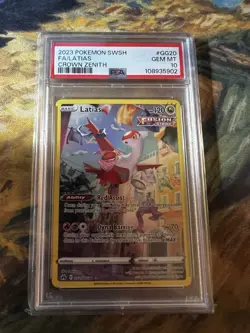 2023 Pokemon SWSH FA Latias Crown Zenith GG20/GG70 PSA 10 - Image 1