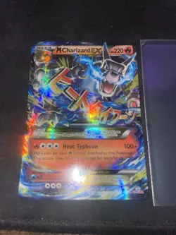 Pokemon Trapped Charizard EX Mega 51 Topps Pikachu's Vacation Holo 220 HP - Image 1