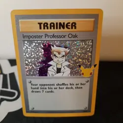 Pokemon TCG Imposter Professor Oak Celebrations: Classic Collection 73/102 Holo - Image 1