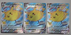 Flying Pikachu VMAX Pokemon Celebrations 007/025 Full Art Ultra Rare lot of 3 - Image 1