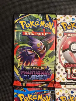 Pokemon TCG Booster Pack Variety Bundle (8 Packs Factory Sealed Lot 5 - Image 2