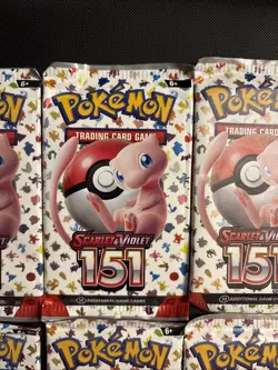 Pokemon TCG Scarlet & Violet 151 Booster Pack Bundle (8 Packs) Factory Sealed - Image 3