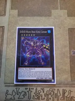 YUGIOH D/D/D WAVE HIGH KING CAESAR COTD-EN042 SUPER UNLIMITED ED - Image 1