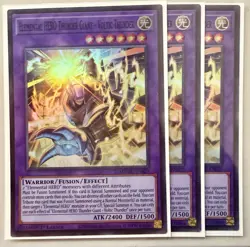 Yugioh! 3x Elemental HERO Thunder Giant - Voltic Thunder MZMU-EN029 Super Rare - Image 1