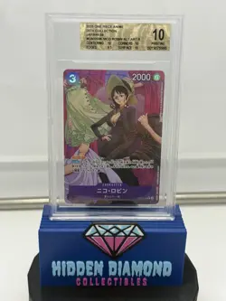 One Piece Nico Robin EB02-036 Anime 25th Alt Art Foil Rare JPN BGS 10 Pristine - Image 1