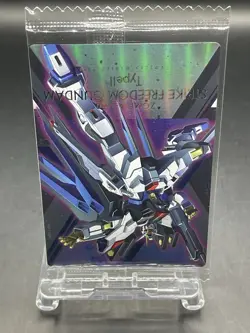 BANDAI Gundam SEED FREEDOM Wafers Card No.1-018ZGMF/A-262B STRIKE FREEDOM GUNDAM - Image 5