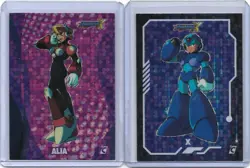 Mega Man Trading Card Game TCG/CCG Lot Of 2 PIXEL Cards - Image 1