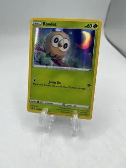 Rowlet - Cosmos Holo - SWSH220 Black Star Promo Pokemon TCG Card - Image 1