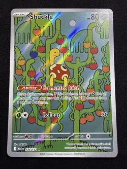 Pokemon TCG Shuckle Illustration Rare Mega Evolution Card 136/132 - Image 1