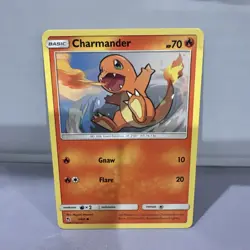 Charmander 7/68 Pokemon TCG Card Hidden Fates Set 2019 NON Holo Near Mint - Image 1