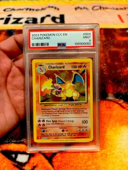 Pokemon TCG Charizard Holo Card 003/034 CLC Classic Collection - Image 1