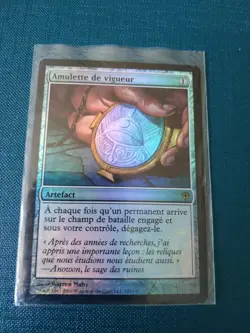 Amulette de vigueur - Amulet of Vigor - Magic mtg - NM FR FOIL * 1 - Image 1